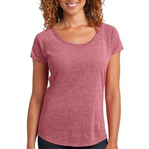 Red Heather- Scoop Neck Tee - Ladies